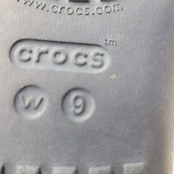 Crocs Kadee  Flip Flop Sandals Womens Size 9 Comfort Tie Dyed Blue - Picture 9 of 10